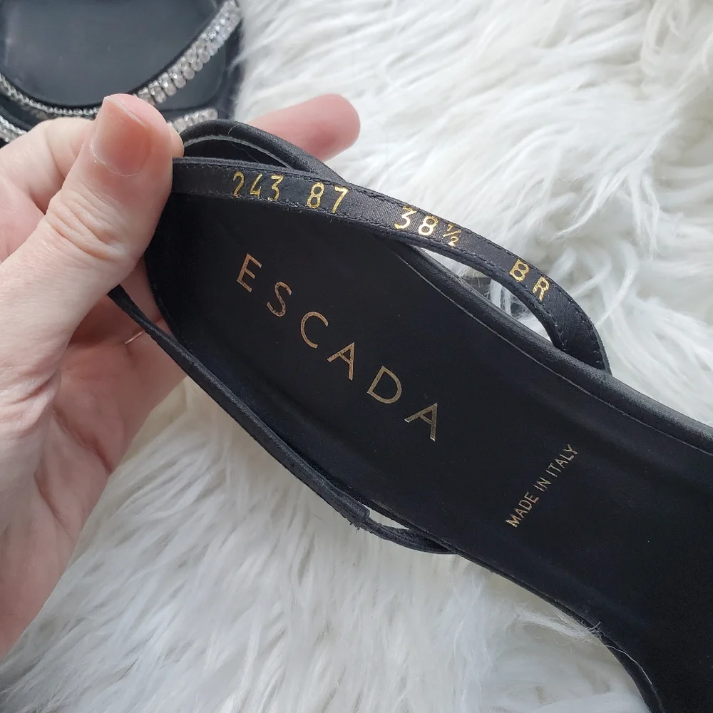 Escada Rhinestone Heels - Picture 2 of 4